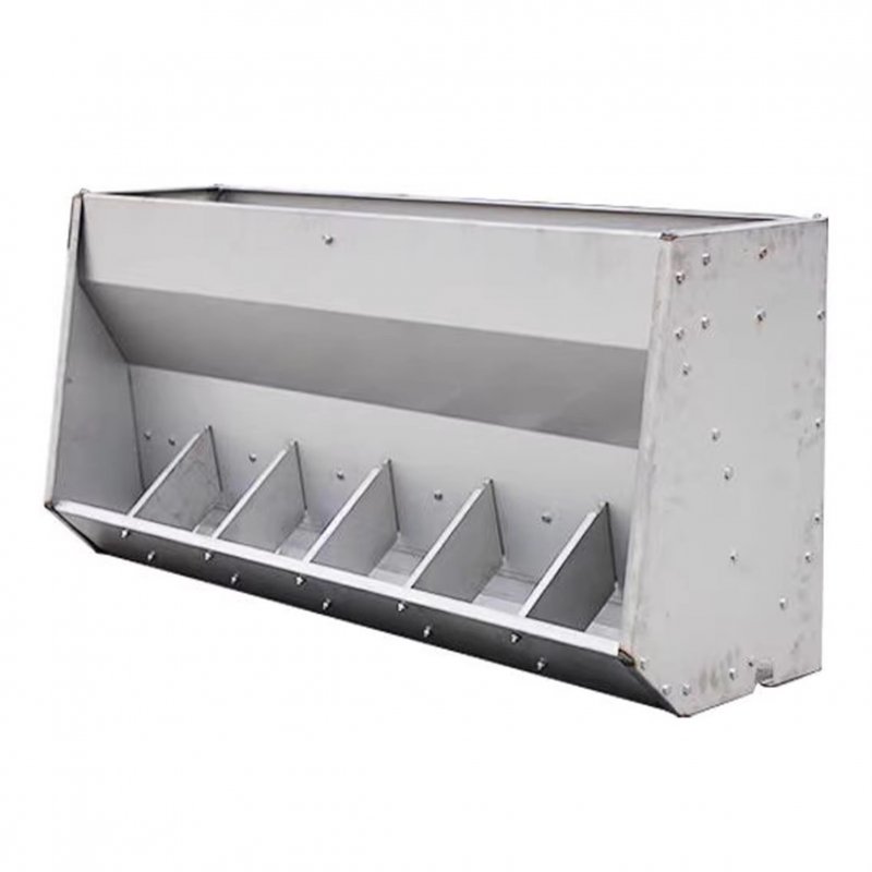 Stainless steel pig trough