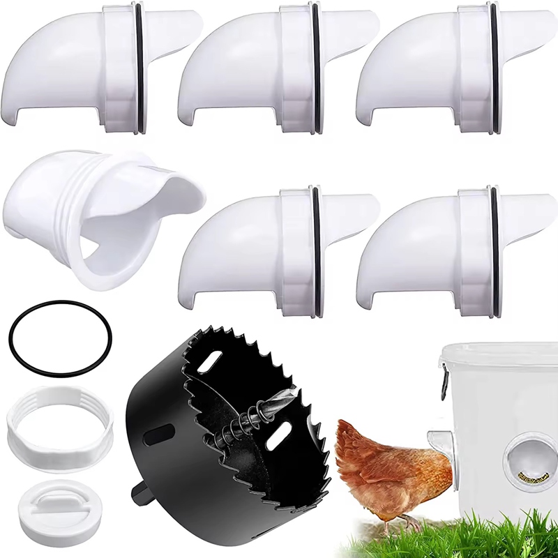Gravity type rainproof poultry feeder